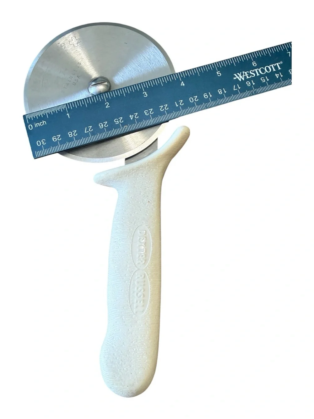 4”Pizza Cutter | P177A| Sani-Safe Series | High-Carbon Steel Blade USA